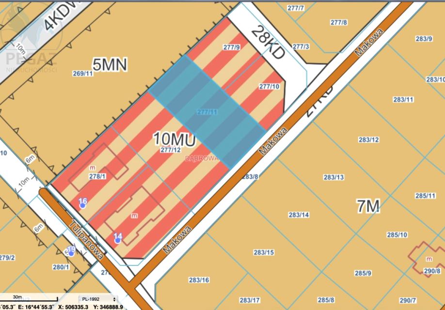 Działka budowlana Dąbrowa