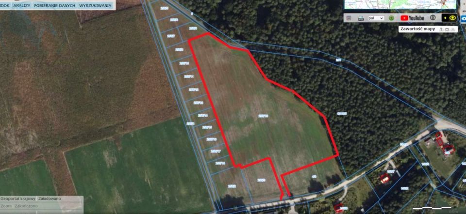 Działka rolna Lechlin