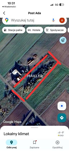 Działka budowlana Mięcierzyn