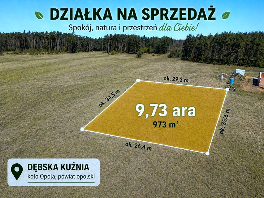 Działka budowlana Dębska Kuźnia