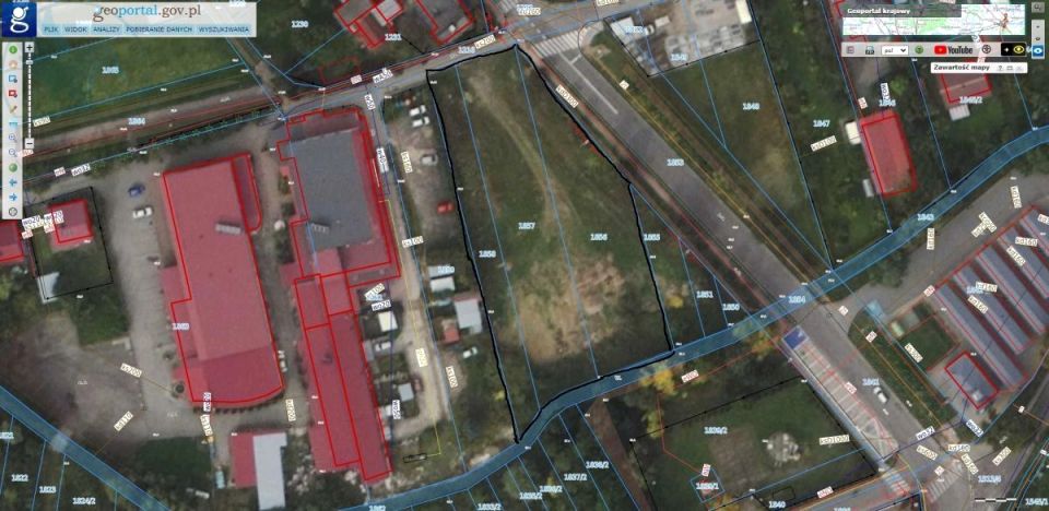 Działka usługowa Sieraków