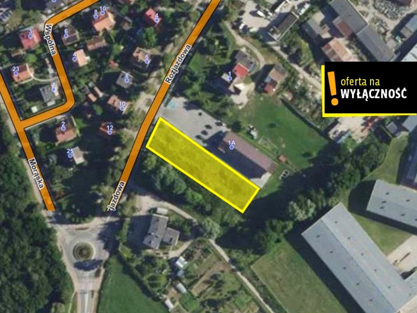Działka usługowa Orneta