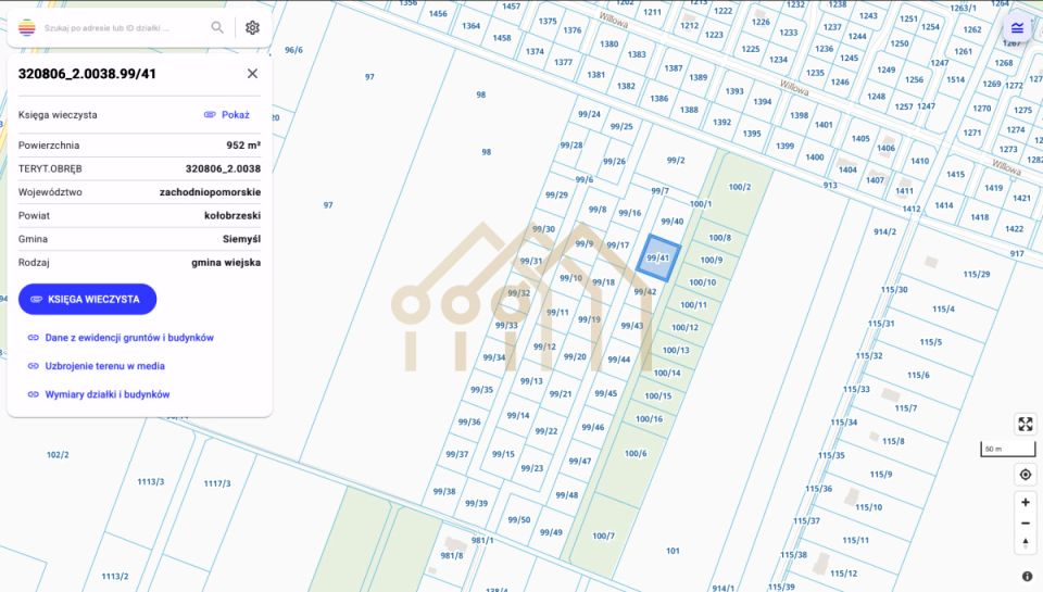 Działka budowlana Charzyno