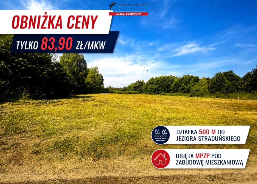 Działka budowlana Straduń