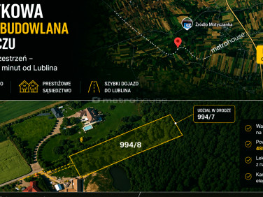 Działka przy lesie