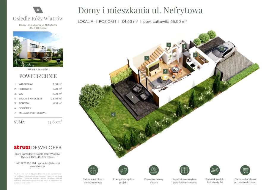 Mieszkanie Chmielowice, ul. Róży Wiatrów