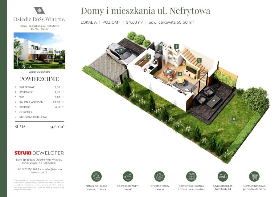 Mieszkanie Chmielowice, ul. Róży Wiatrów