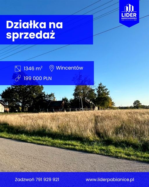 Działka budowlana Wincentów