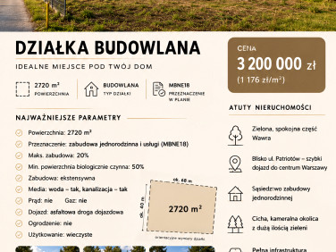 Działka budowlana Warszawa