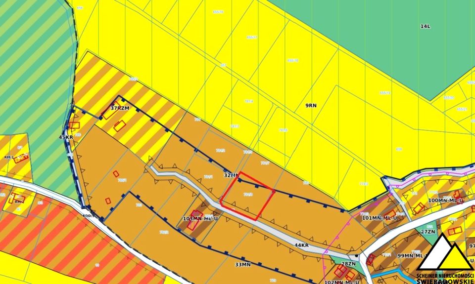 Działka budowlana Giebułtów