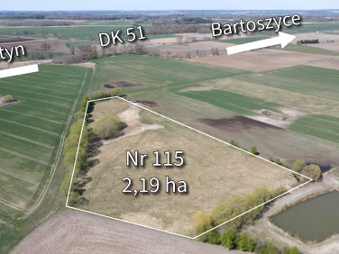 Działka rolna Bartoszyce