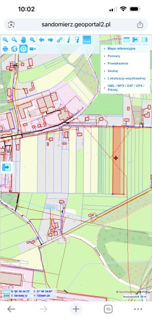 Działka inwestycyjna Sandomierz