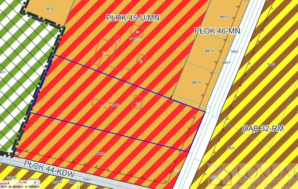 Działka usługowa Płouszowice-Kolonia