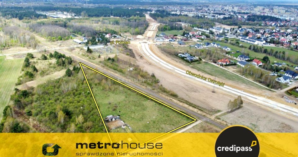 Działka inwestycyjna Ostrołęka