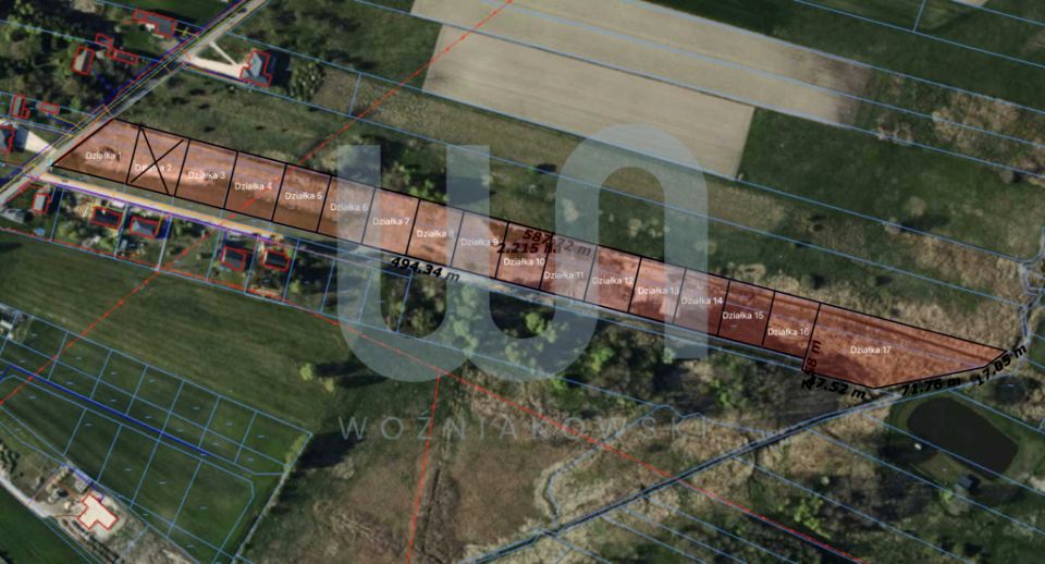 Działka budowlana Orzechówek