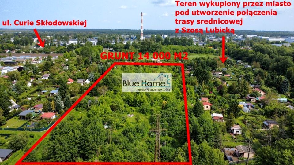 Pusta działka Toruń