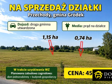 Działka budowlano-rolna Przechody