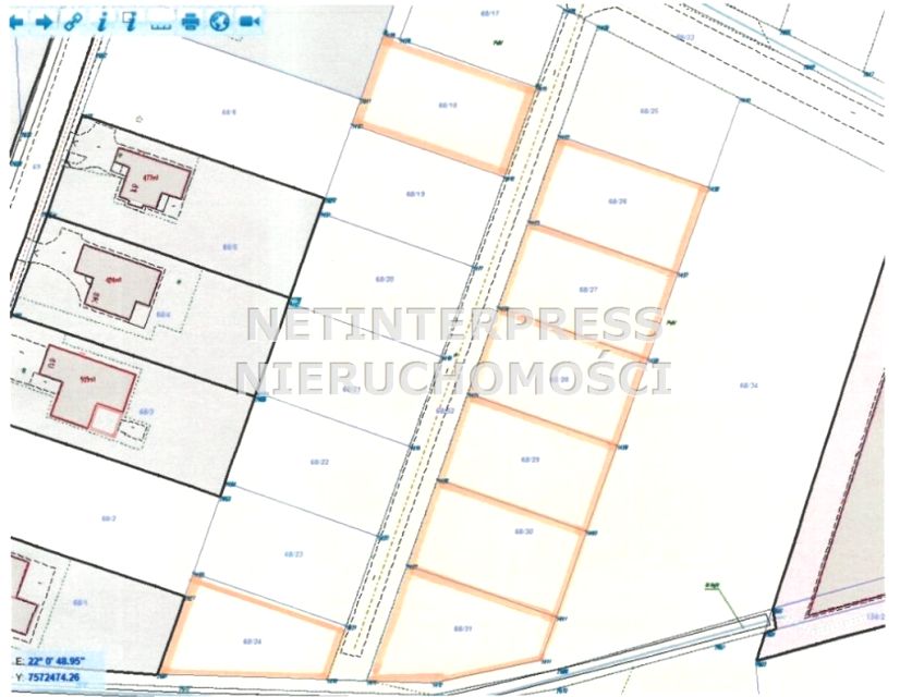 Działka budowlana Tajęcina
