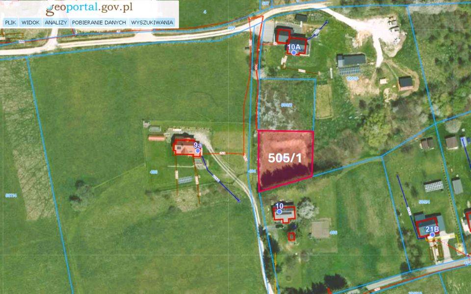 Działka budowlana Radochów