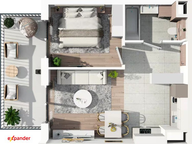 Mieszkanie nad jeziorem