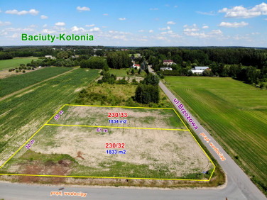 Działka budowlano-rolna Baciuty-Kolonia