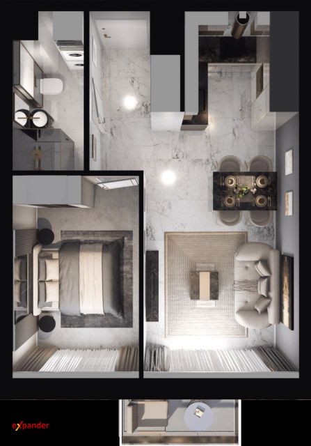 Mieszkanie przy lesie