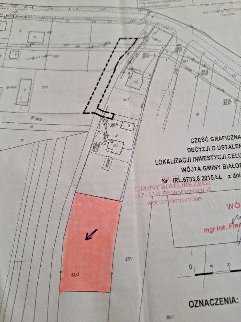 Działka budowlana Wola Dalsza