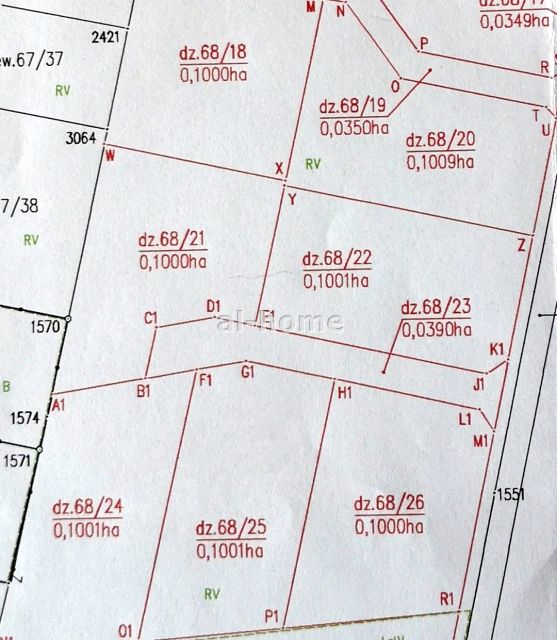 Działka budowlana Rajszew