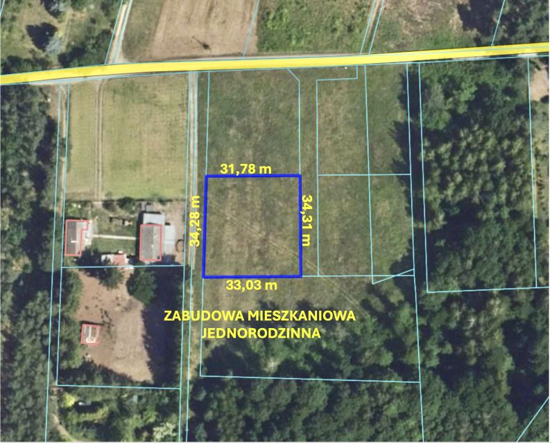 Działka budowlana Chynów