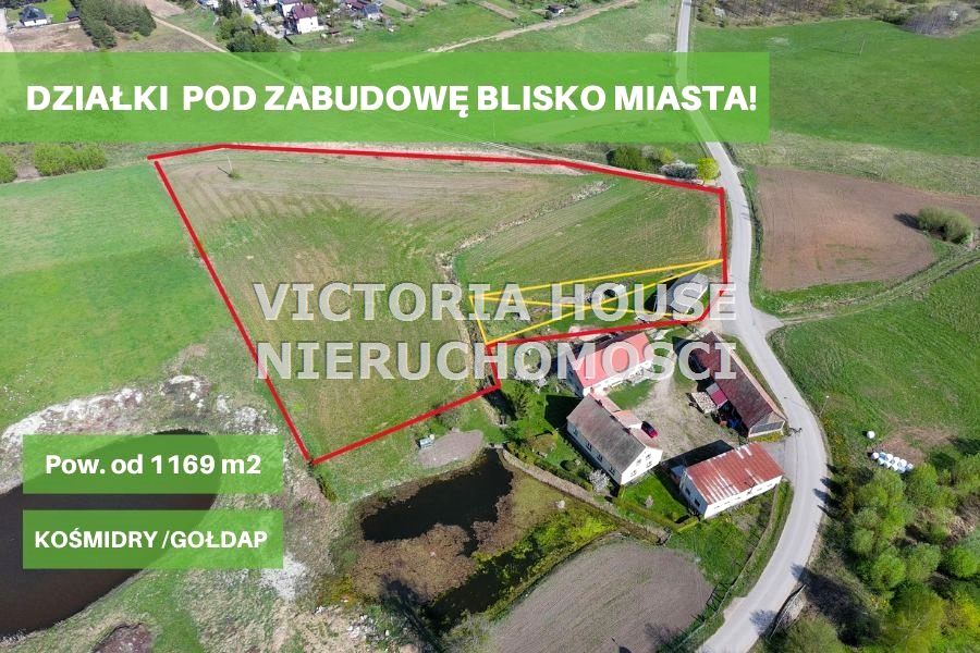 Działka budowlano-rolna Kośmidry