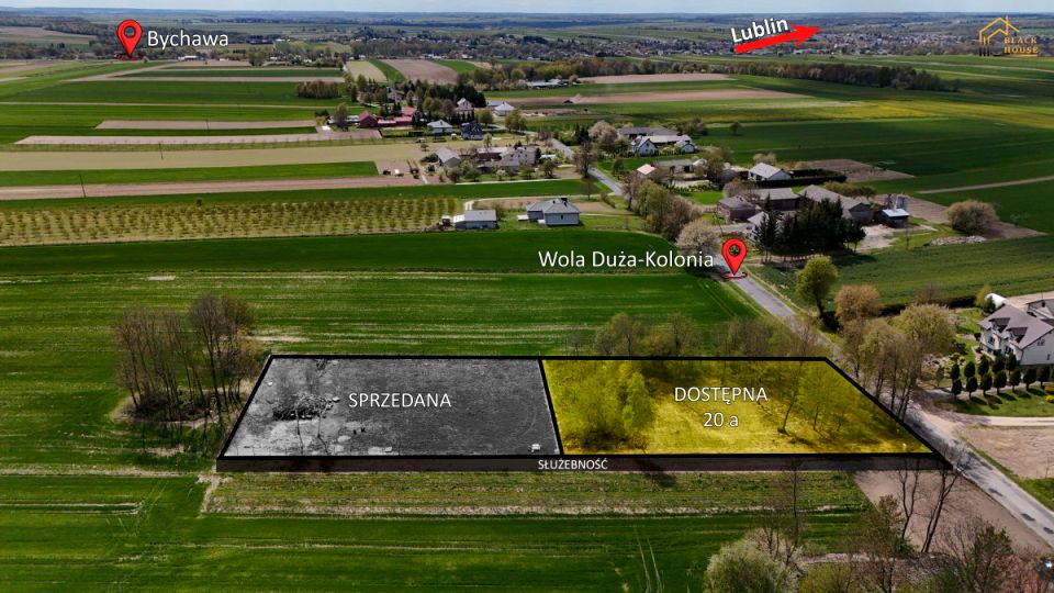 Działka budowlana Wola Duża-Kolonia