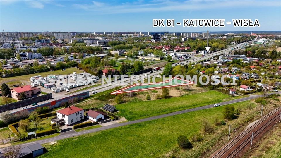 Działka inwestycyjna Żory