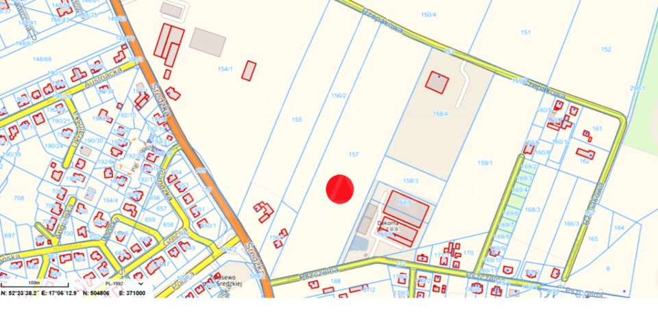 Działka usługowa Zalasewo