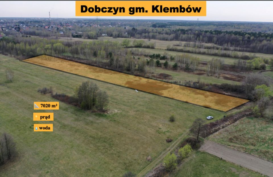 Działka budowlana Dobczyn sprzedam