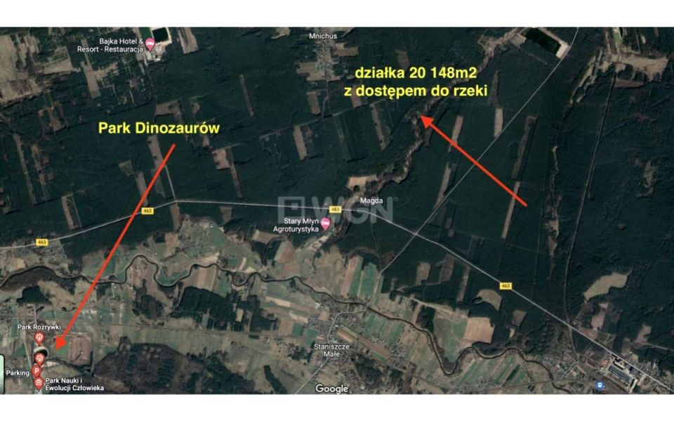 Działka siedliskowa Ozimek