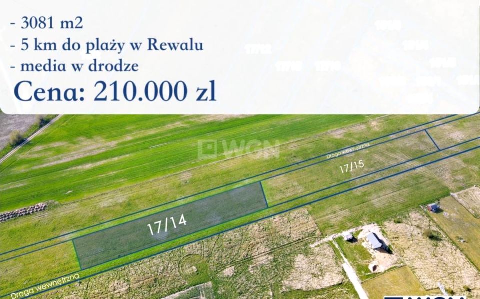 Działka rolna Ninikowo