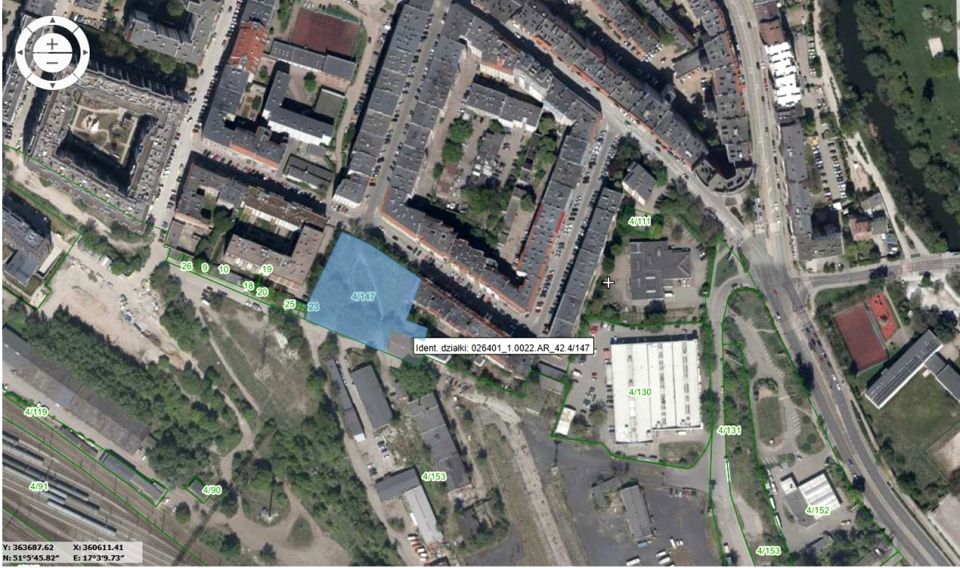 Działka usługowa wynajmę