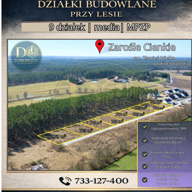 Działka budowlana Łążyn sprzedam