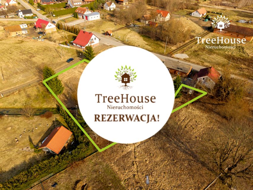 Działka przy lesie