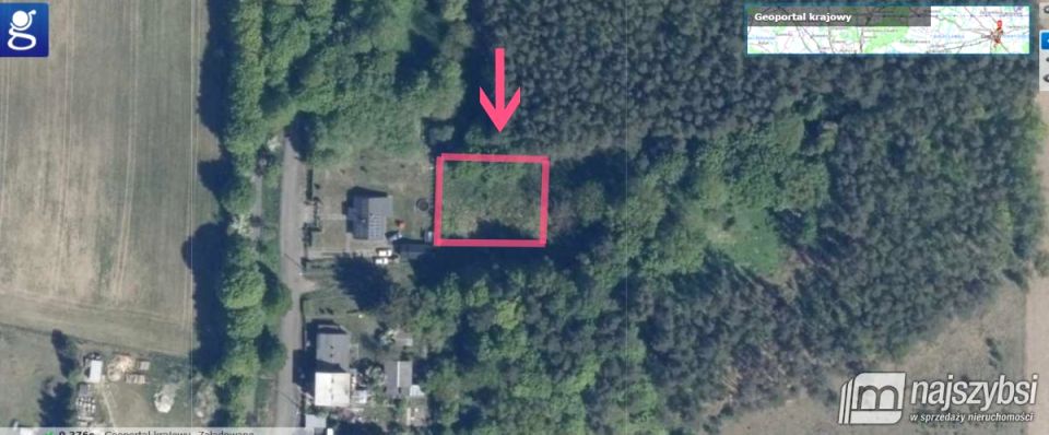Działka budowlana Rymań