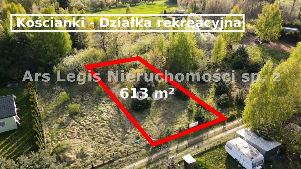 Działka rekreacyjna Kościanki