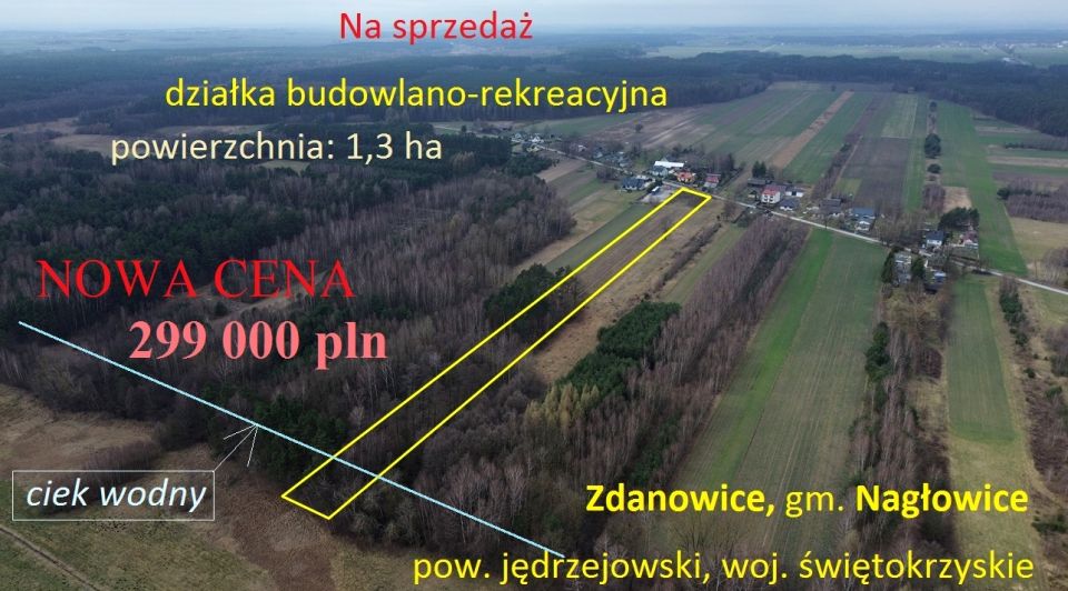 Działka budowlana Zdanowice