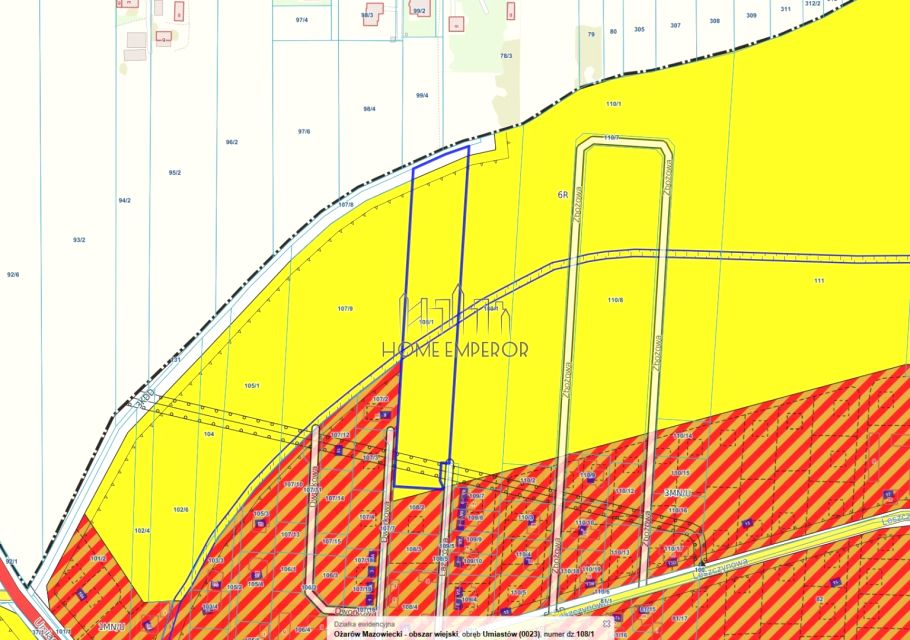 Działka siedliskowa Umiastów
