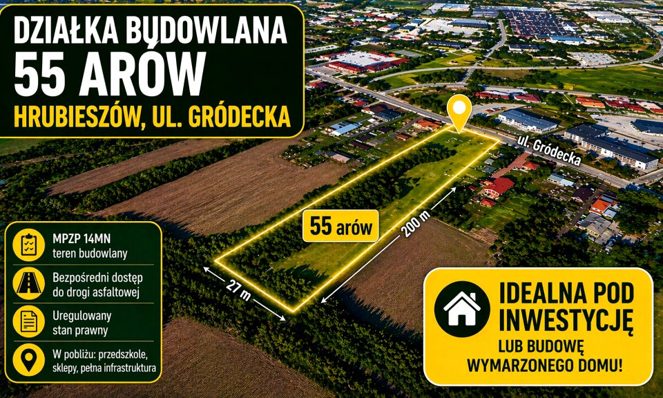 Działka budowlana Hrubieszów