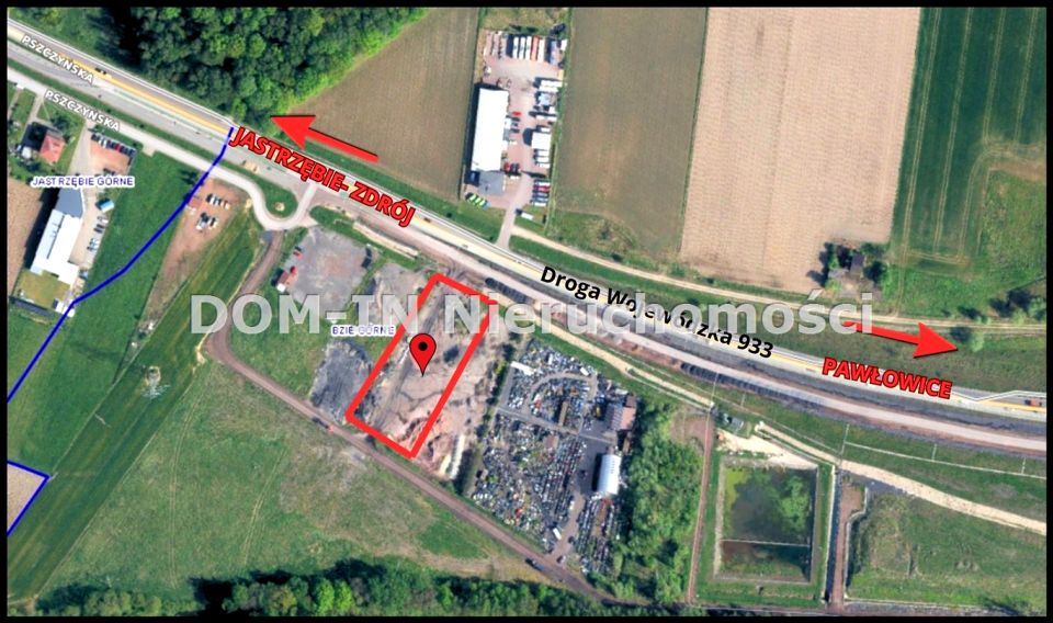 Działka inwestycyjna Jastrzębie-Zdrój