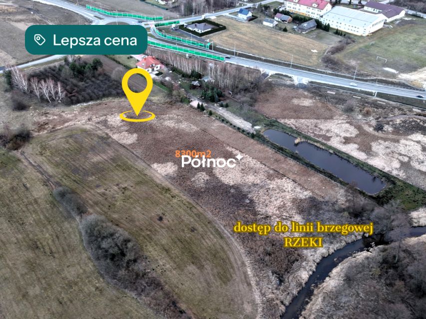 Działka przy lesie