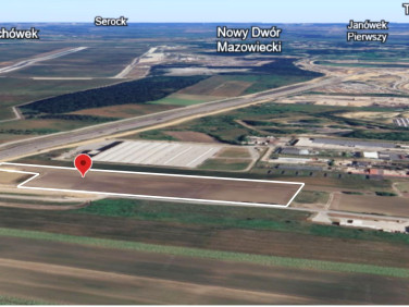 Działka usługowa Zakroczym