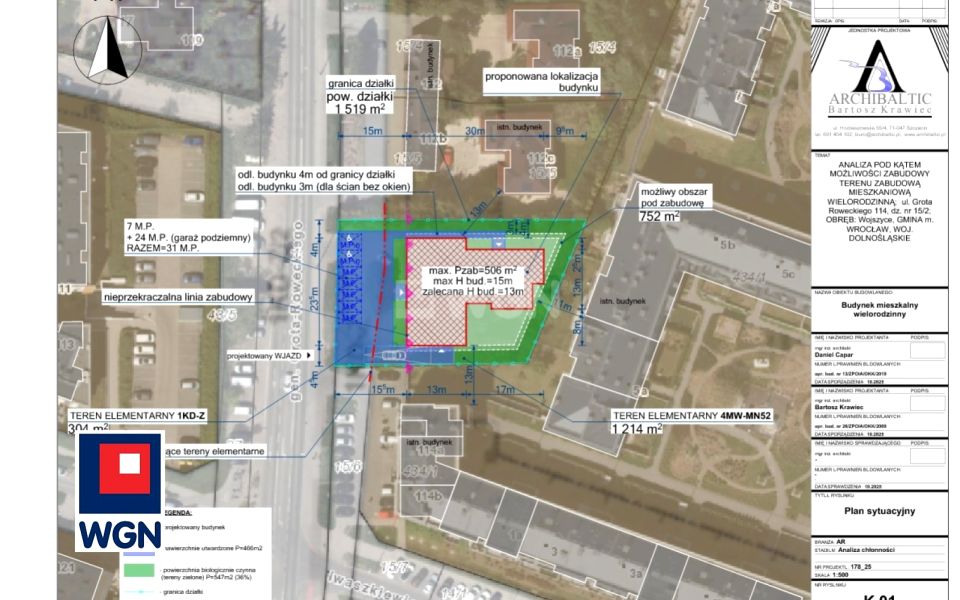 Działka budowlana Wrocław