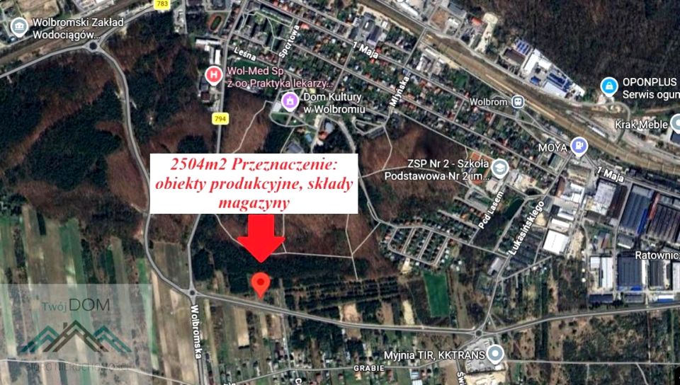 Działka przemysłowa Chełm