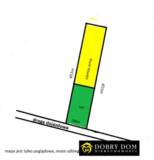 Działka rolna Ciechanowiec